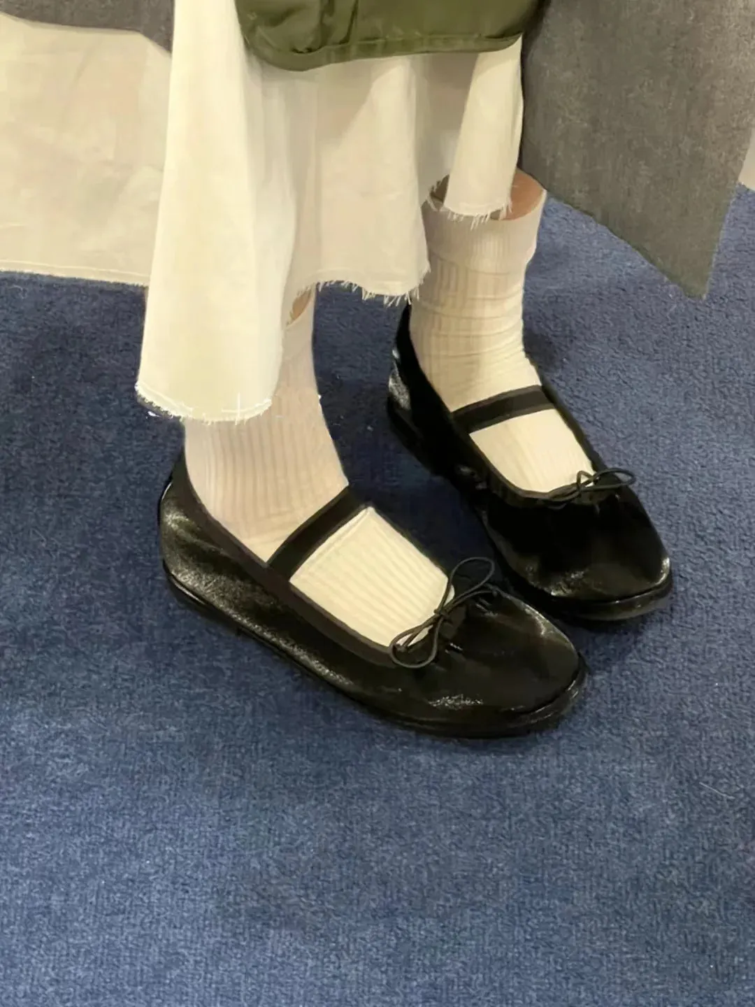 binfenxie  -  Elegant Velvet Ballet Flats Shoes Women Bow Tie Soft Casual Streetwear Ladies Shoes Female Slip on Mary Jane Shoes Loafers New