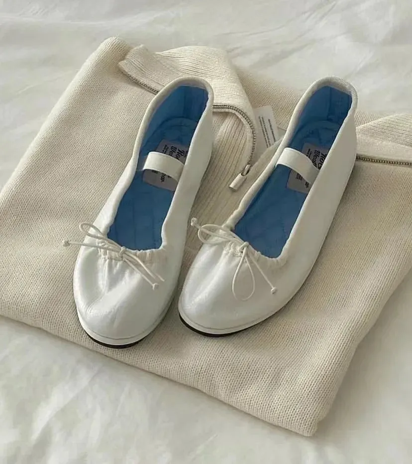 binfenxie  -  Elegant Velvet Ballet Flats Shoes Women Bow Tie Soft Casual Streetwear Ladies Shoes Female Slip on Mary Jane Shoes Loafers New