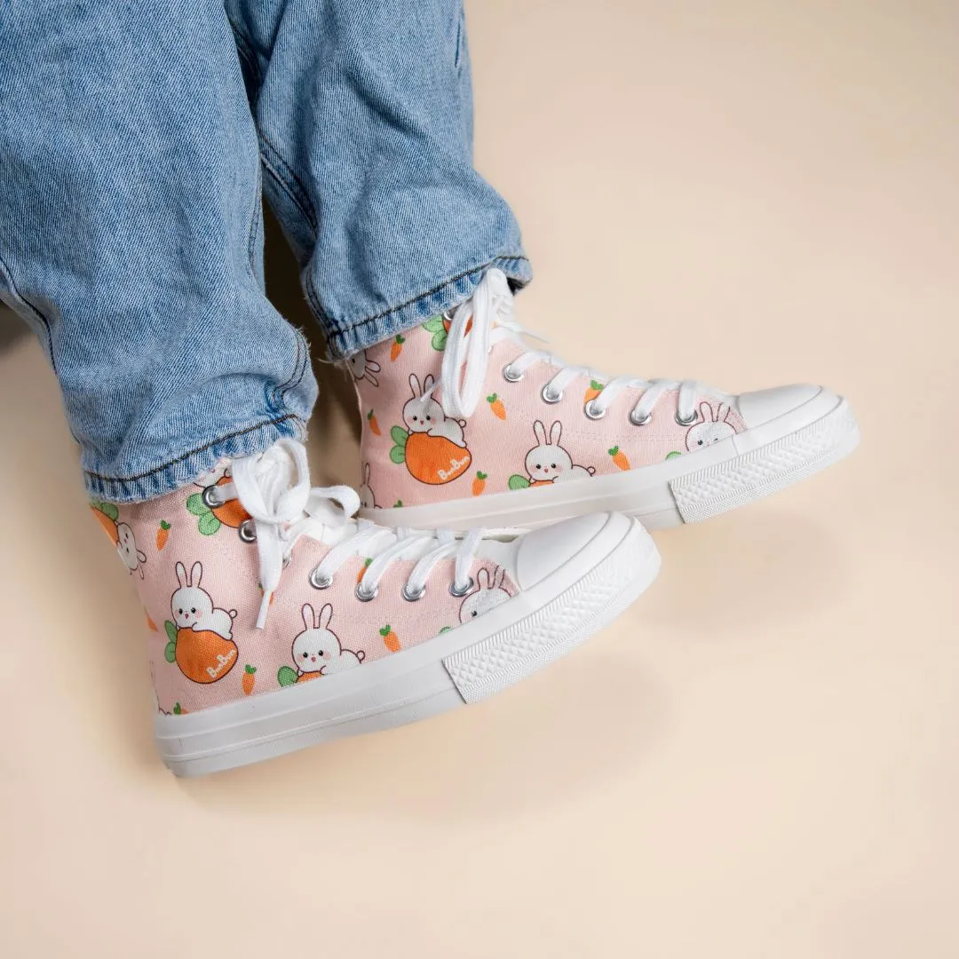 *CLEARANCE* Bun Bun the Bunny High Top Canvas Shoes - Unisex