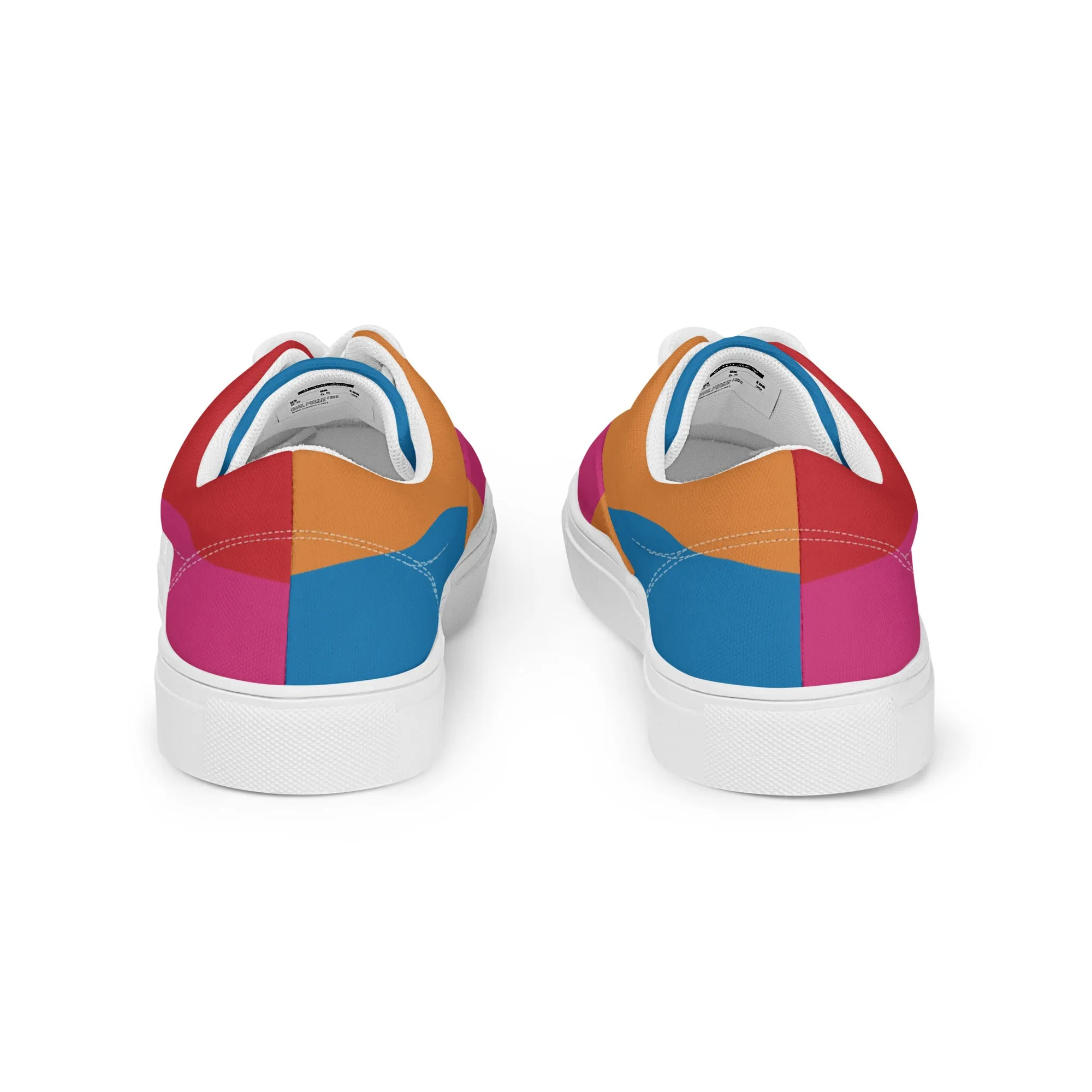 COLORFUL Men’s Lace-Up Canvas Shoes (Bright)