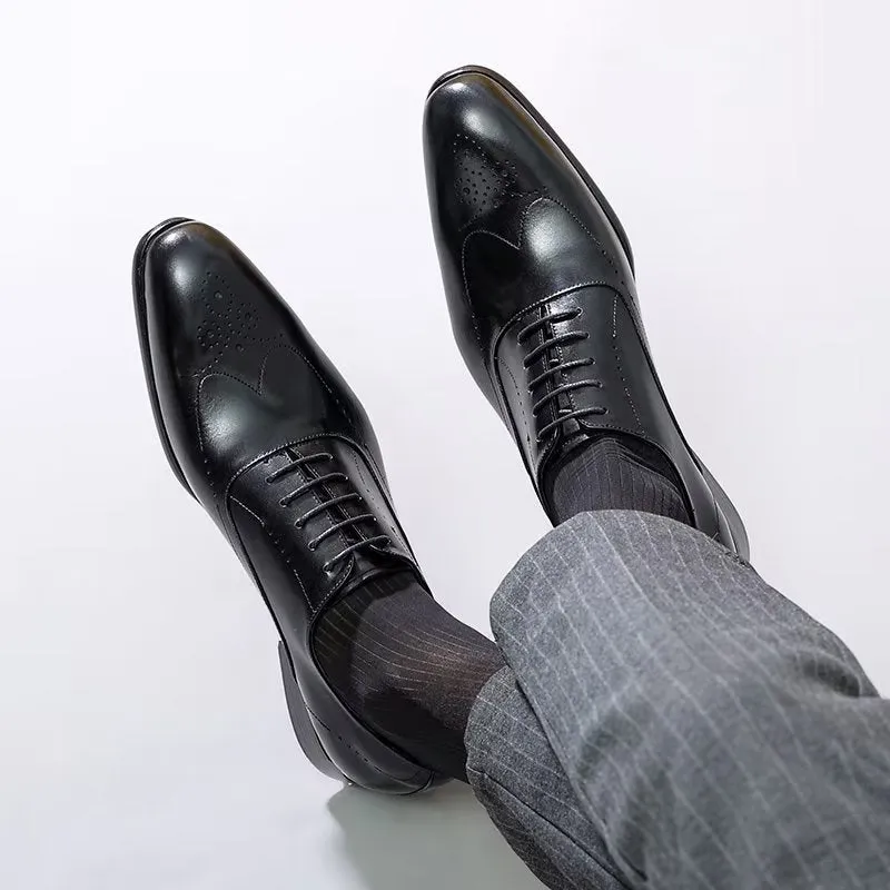 Diamoré Elegant Lace-Tie Shoes
