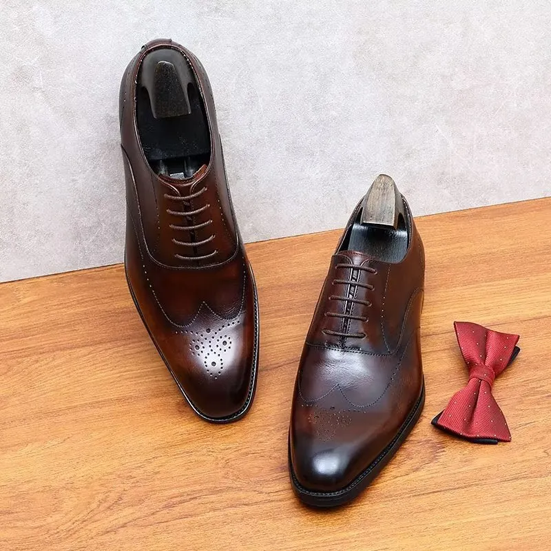 Diamoré Elegant Lace-Tie Shoes