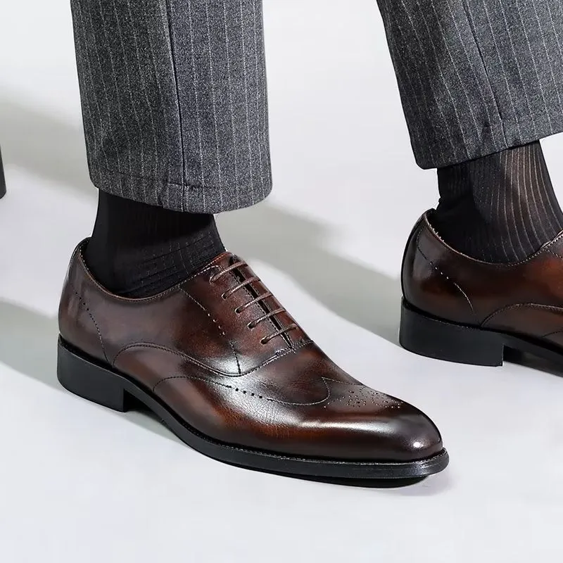 Diamoré Elegant Lace-Tie Shoes