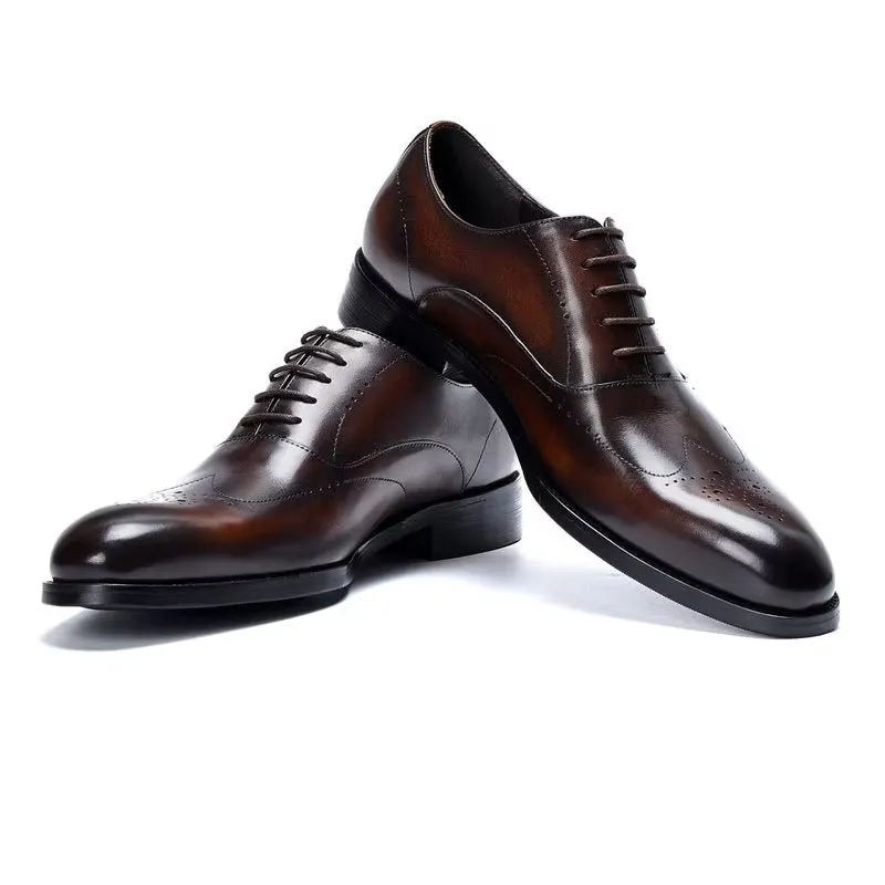 Diamoré Elegant Lace-Tie Shoes