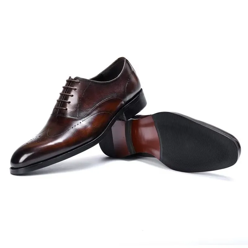 Diamoré Elegant Lace-Tie Shoes
