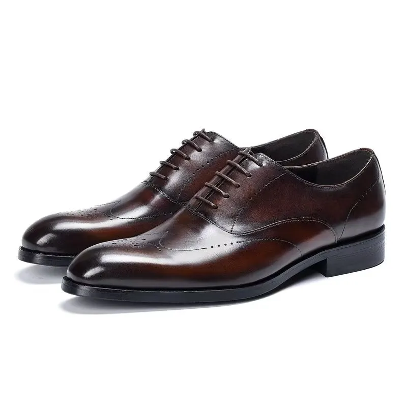 Diamoré Elegant Lace-Tie Shoes