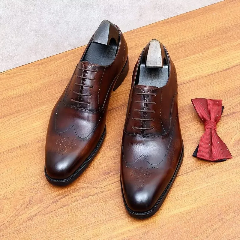 Diamoré Elegant Lace-Tie Shoes