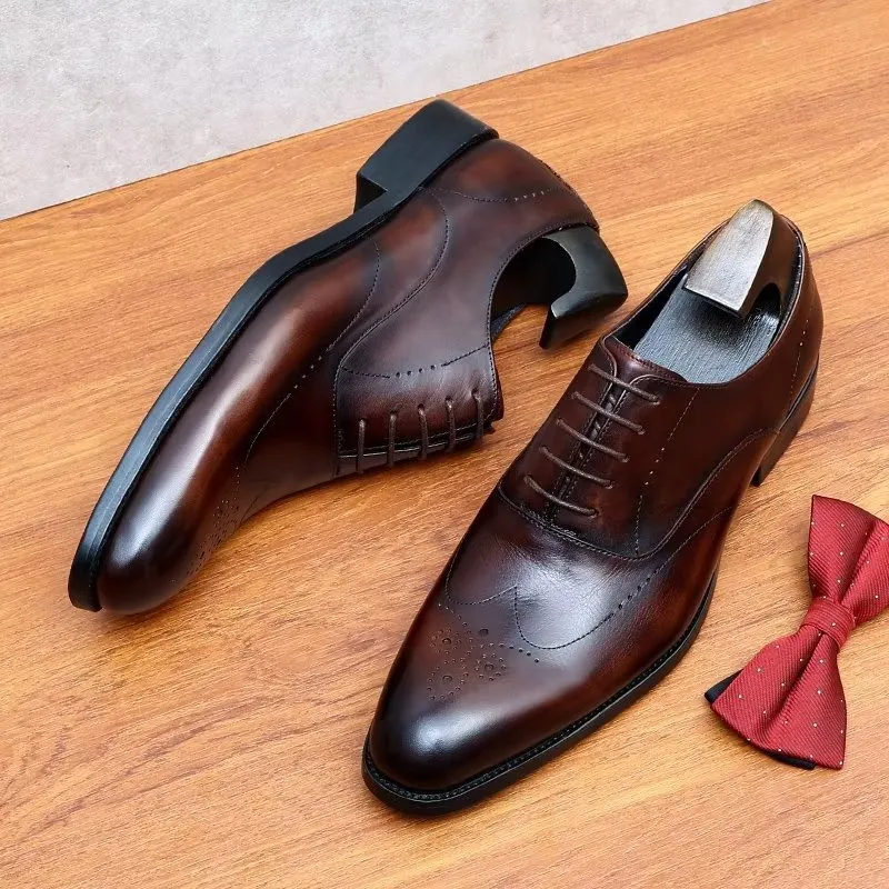 Diamoré Elegant Lace-Tie Shoes