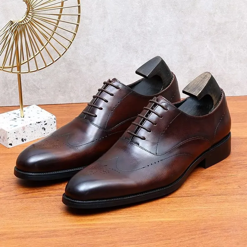 Diamoré Elegant Lace-Tie Shoes