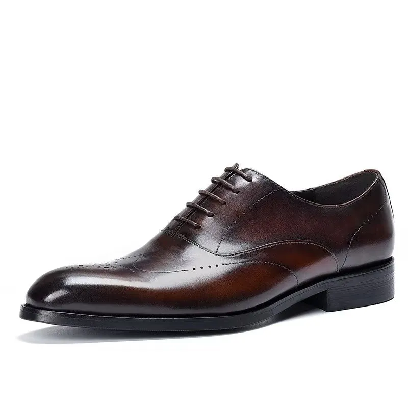 Diamoré Elegant Lace-Tie Shoes