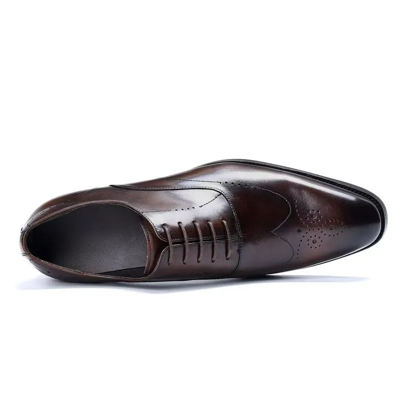 Diamoré Elegant Lace-Tie Shoes