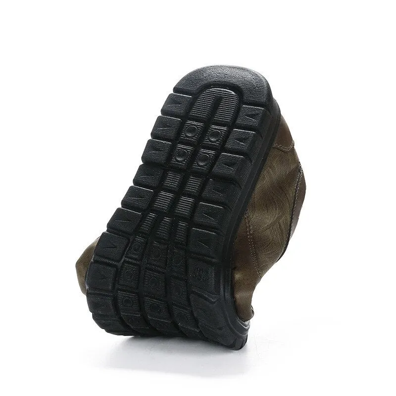 Leather Flat Shoes