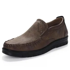 Leather Flat Shoes