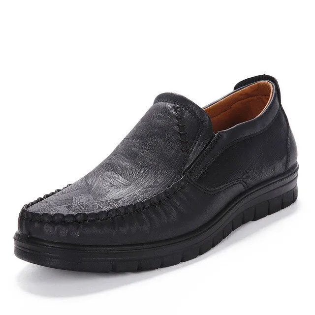 Leather Flat Shoes