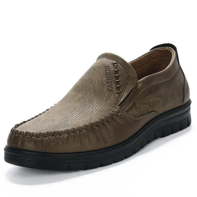 Leather Flat Shoes
