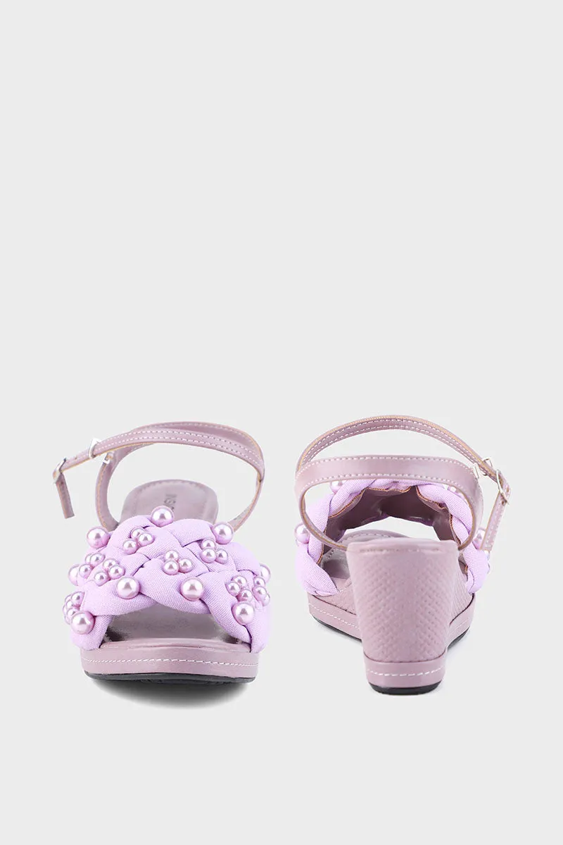 Party Wear Sandal I23693-Purple