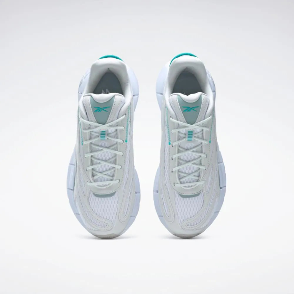 Reebok Footwear Women Zig Kinetica 2.5 Shoes FTWR WHT/PURE GREY 1/SEASIDE G