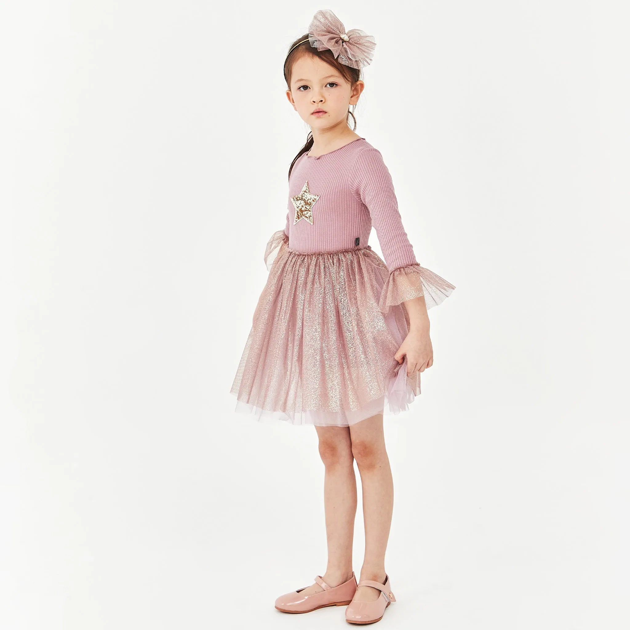 Sleeve Tutu Dress
